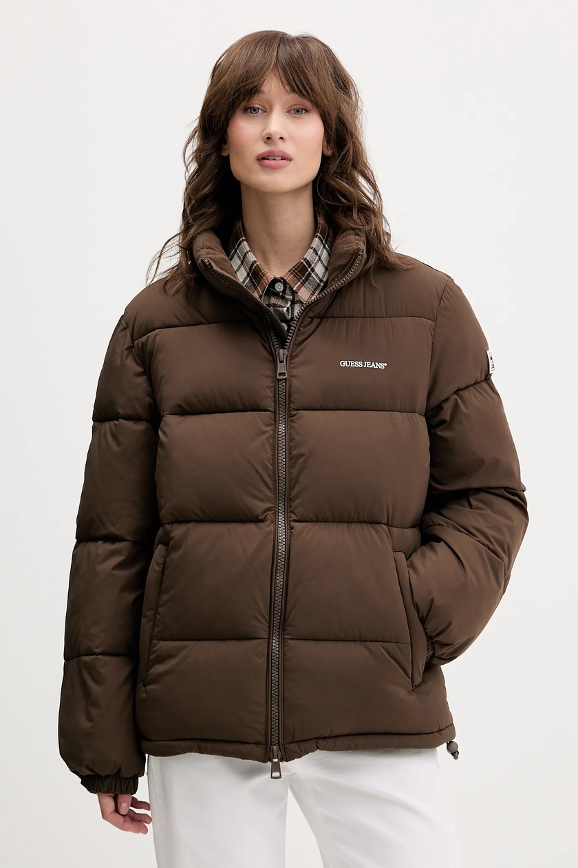 Joop! kurtka dwustronna kolor brązowy przejściowa oversize