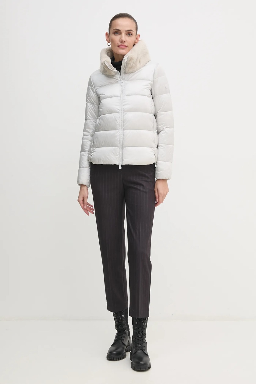 SAVE THE DUCK/セーブザダック MEI D30281W Save The Duck kurtka MEI damska kolor szary zimowa D30281W