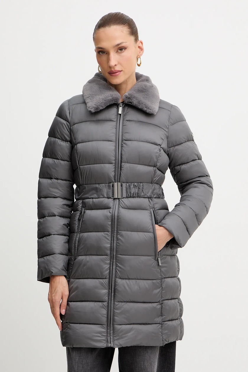 MAX&Co. kurtka damska kolor szary zimowa oversize