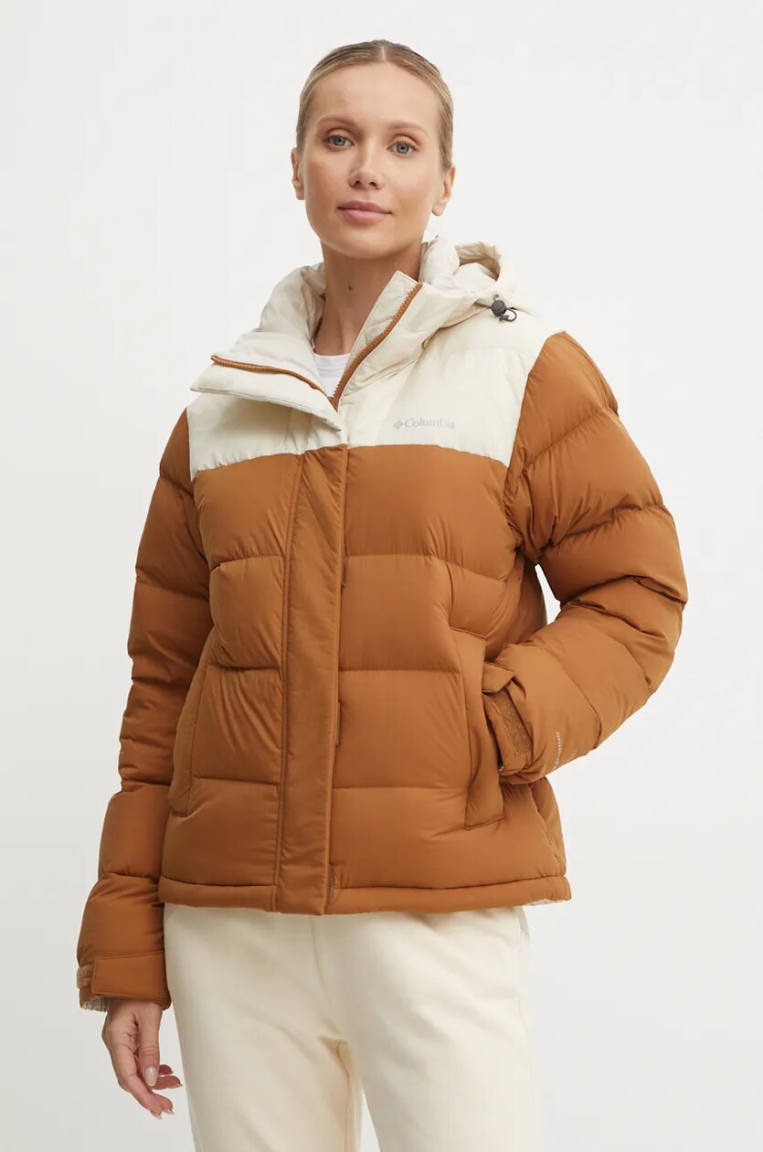 Columbia down jacket Bulo Point III Down women s brown color 2085061