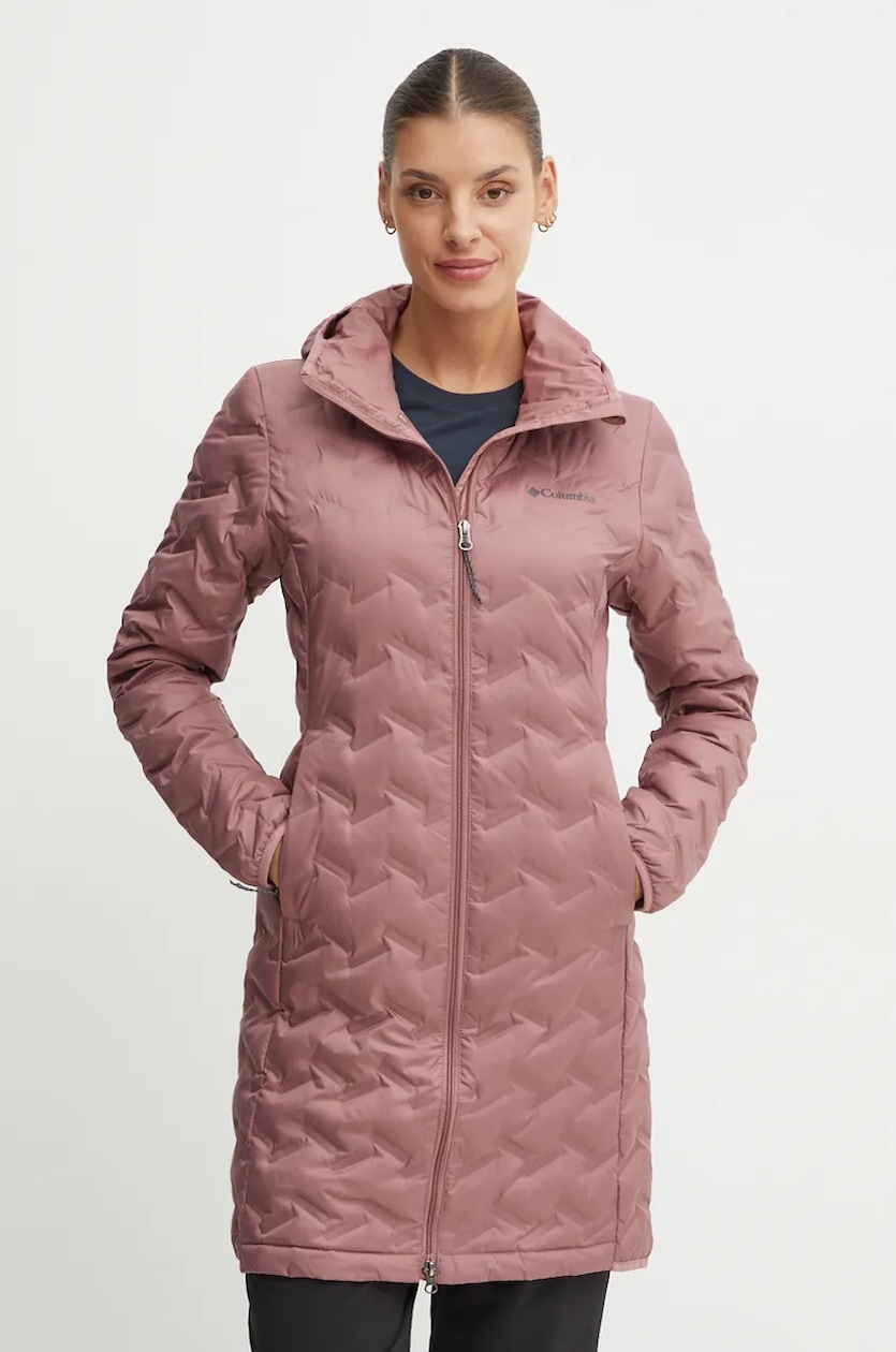 Columbia sports down jacket Delta Ridge pink color 2088213
