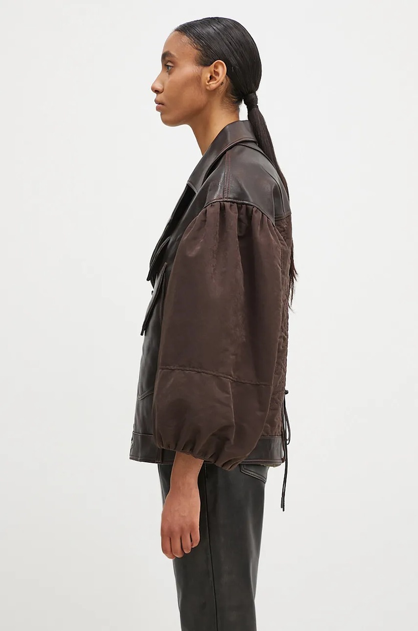 [ANDERSSON BELL]★24FW★MAEVE PUFF SLEEVES LEATHER JACKET AW24-KUD1UT-88X_F3.webp?v=
