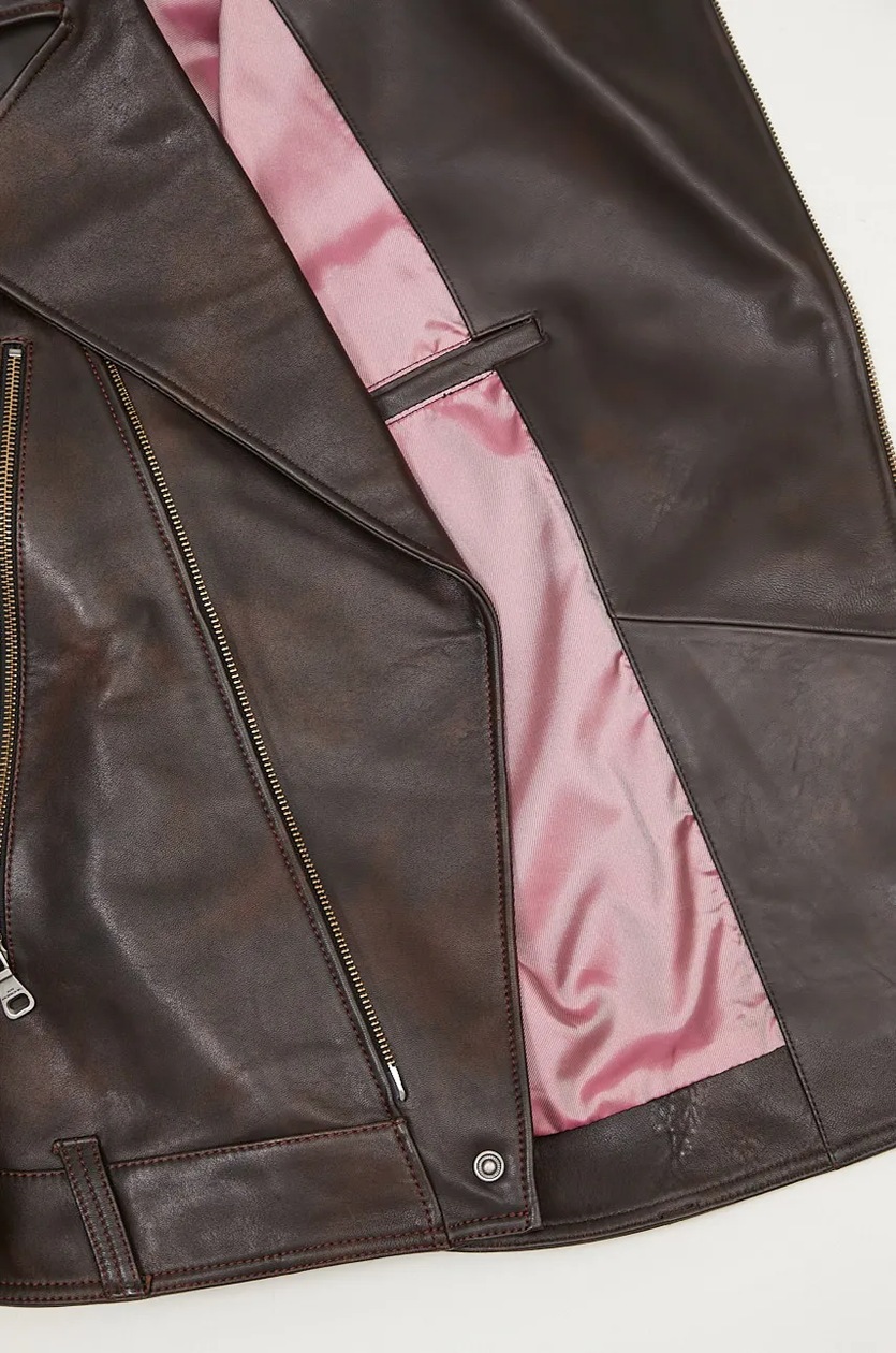 Andersson Bell jacket Maeve Puff Sleeves Leather Jacket