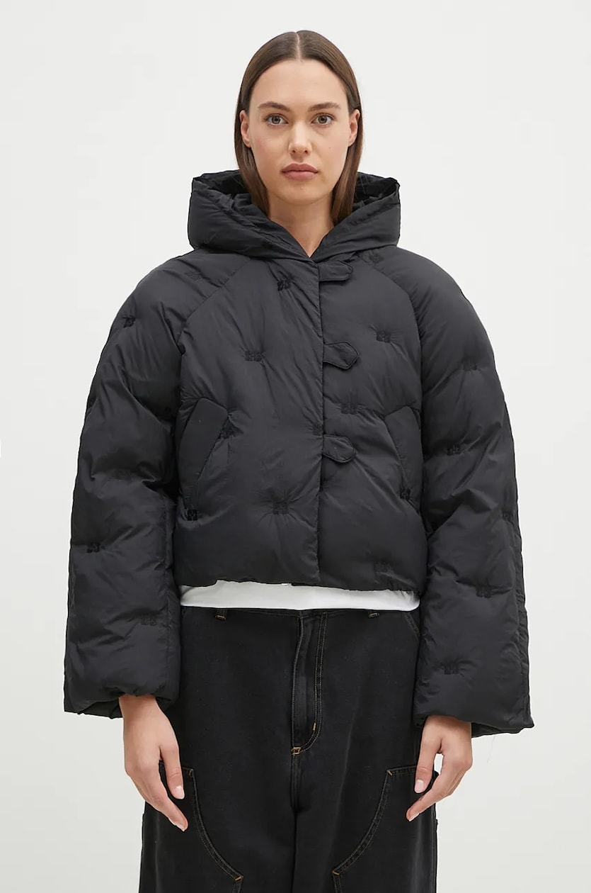 GANNI down jacket Nylon Tech Puffer Short Jacket PRM EU GANNI down jacket Nylon Tech Puffer Short Jacket PRM EU