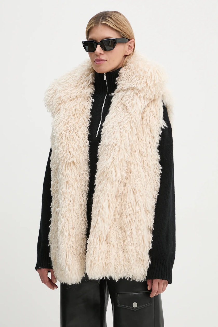 ジャケット・アウター THEREDTHREAD S flip fur pants vest THEREDTHREAD / ザレッドスレッド】S flip fur pants