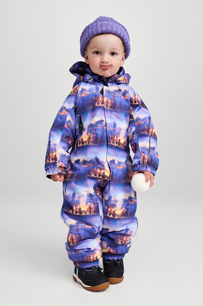 Reima kombinezon zimowy dziecięcy Moomin Lyster kolor niebieski