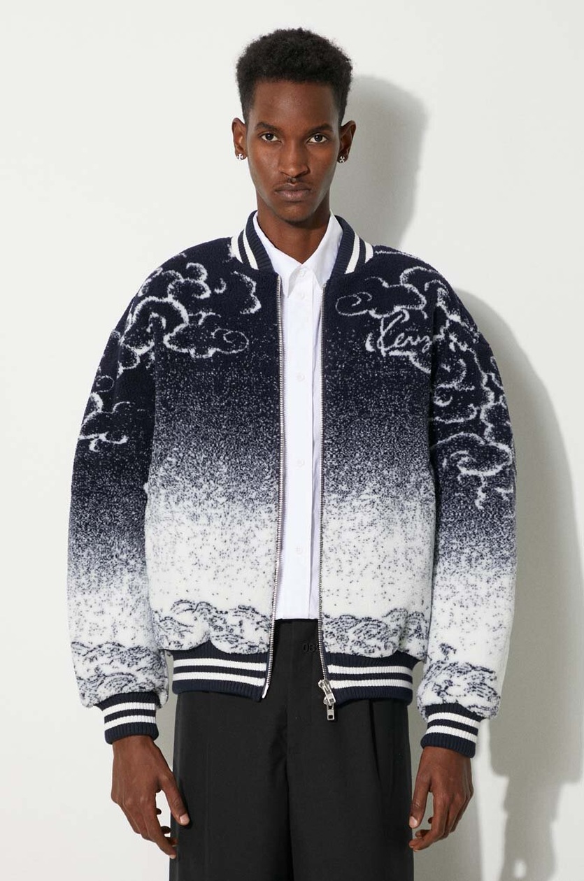 Kenzo Wool Bomber Jacket Size Medium | eBay