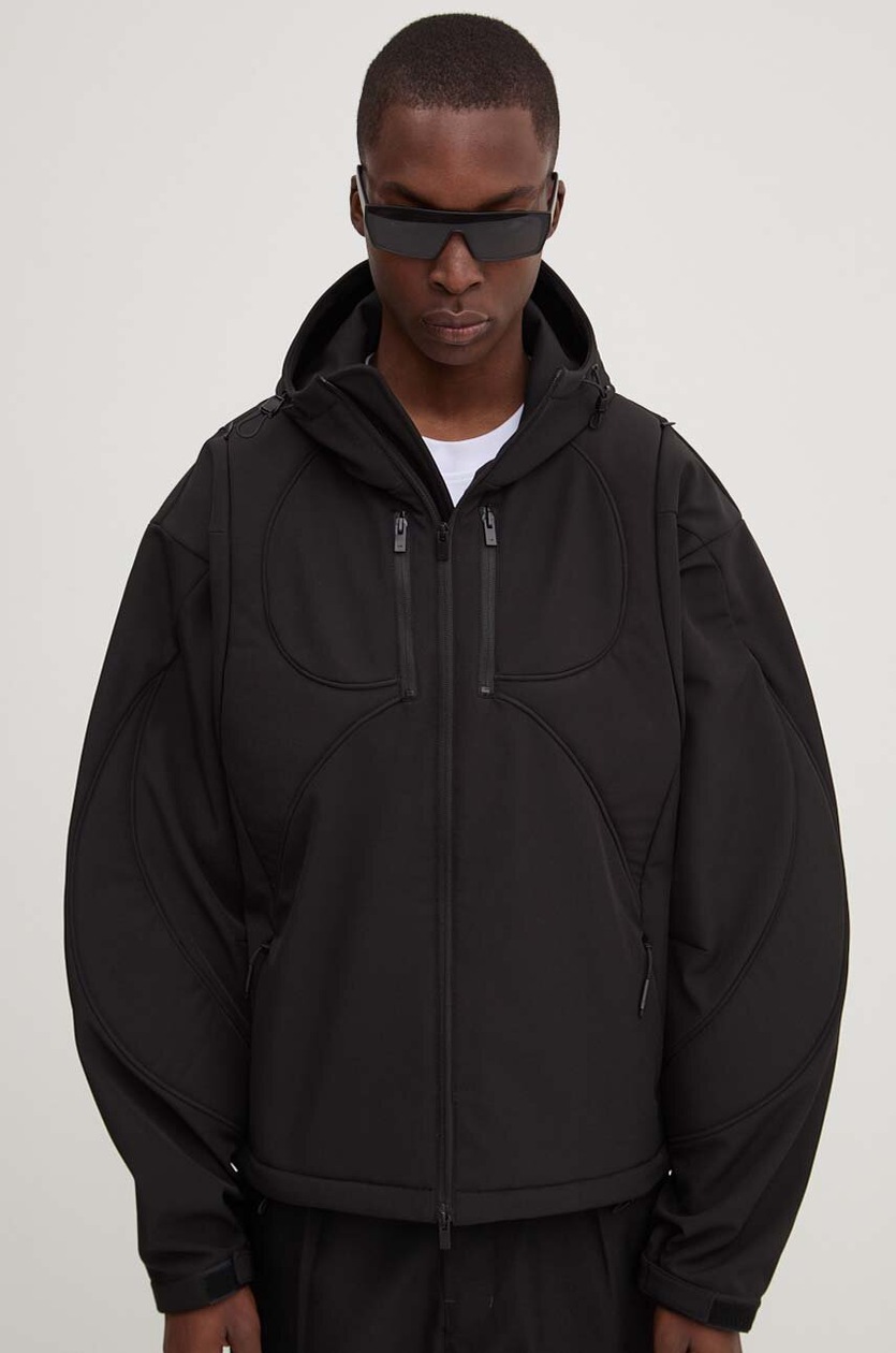 Phenomenon wool blend bomber jacket x MCM Stadium black