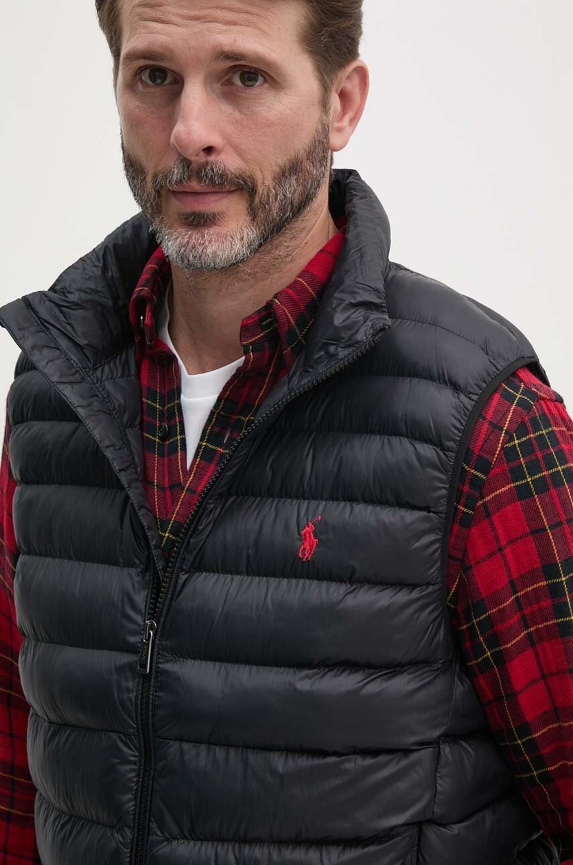 Polo Ralph Lauren vest men's black color 710949962 at PRM US