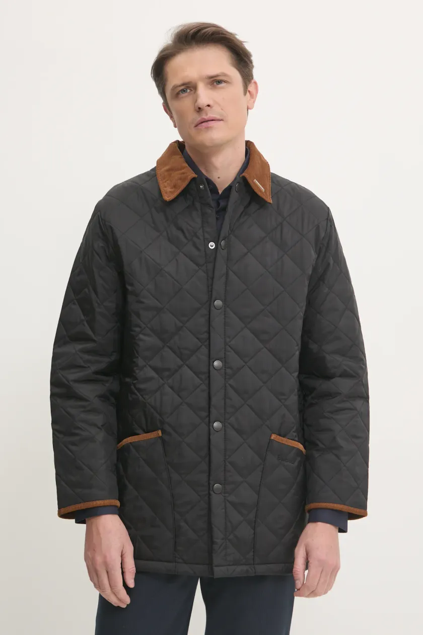 Barbour black quilted jacket clearance