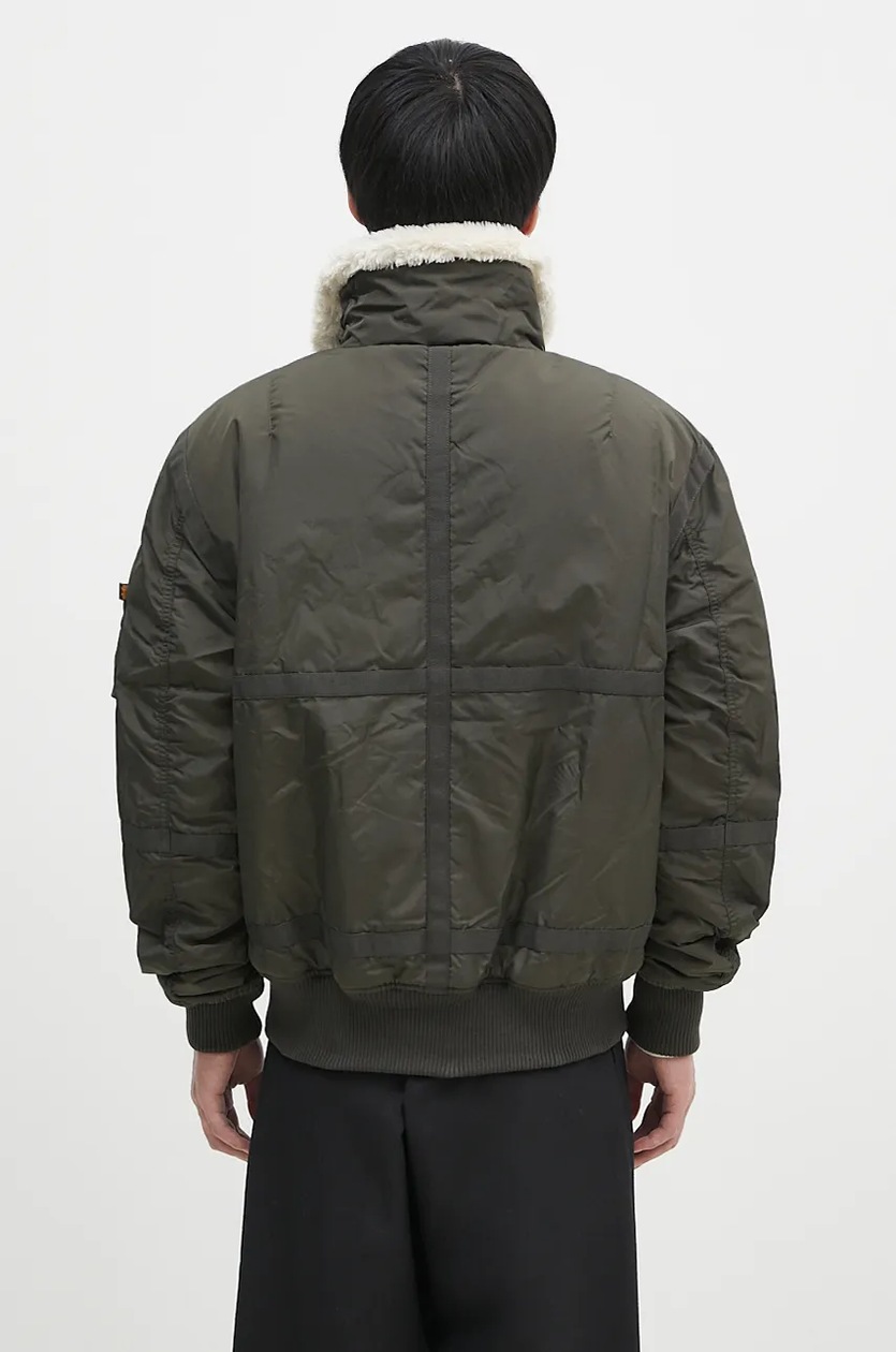 Alpha Industries jacket B15-3 men's green color 198122 at PRM US