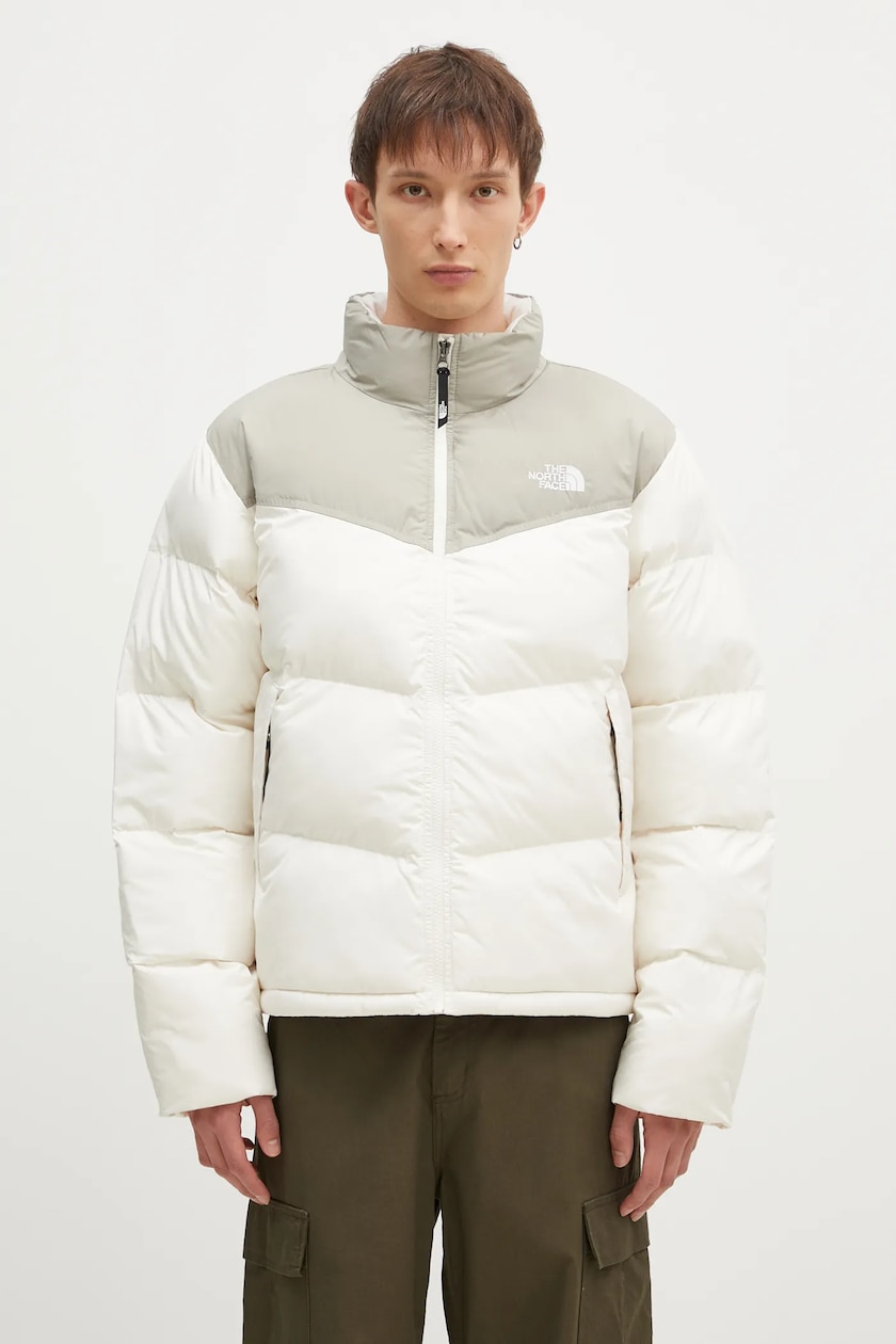 The North Face jacket Saikuru men s beige color NF0A853I4QI1 at PRM US