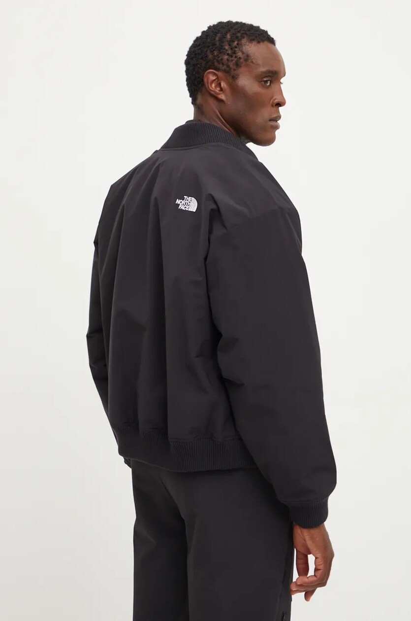 The North Face bomber jacket TNF Bomber men's black color