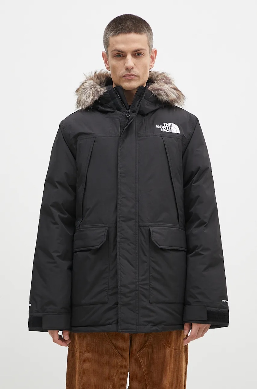 The North Face down jacket McMurdo men's black color NF0A5GJF4H01 The North Face down jacket McMurdo men's black color NF0A5GJF4H01