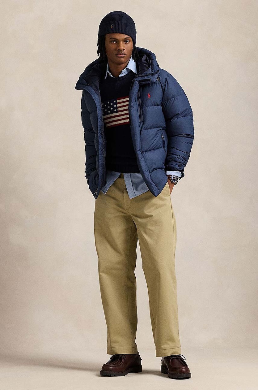 Polo Ralph Lauren piumino Gorham Jacket uomo colore blu navy