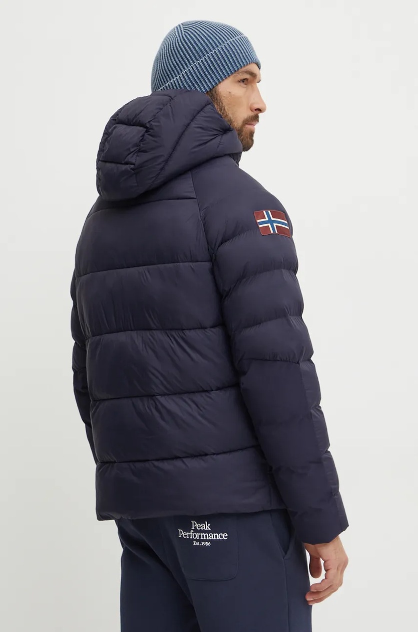 Napapijri jacket A-Moesa men's navy blue color NP0A4I1R1761