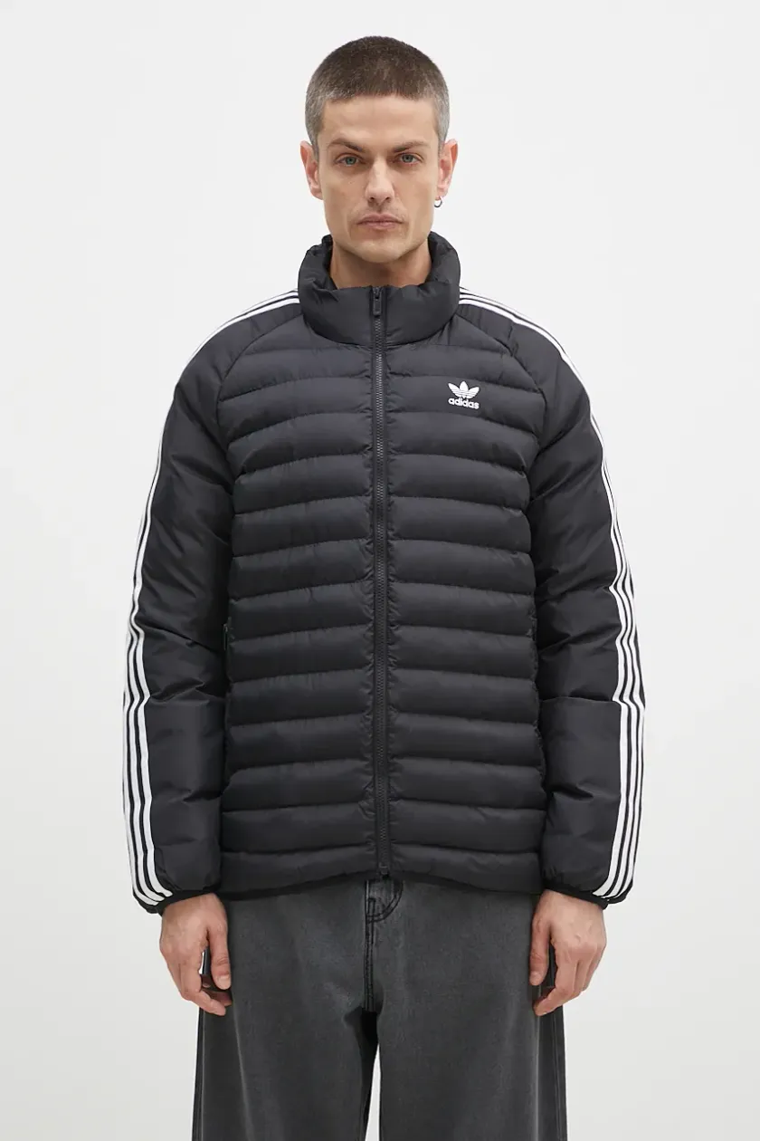 adidas Originals jacket Padded Coll men s black color IZ1835