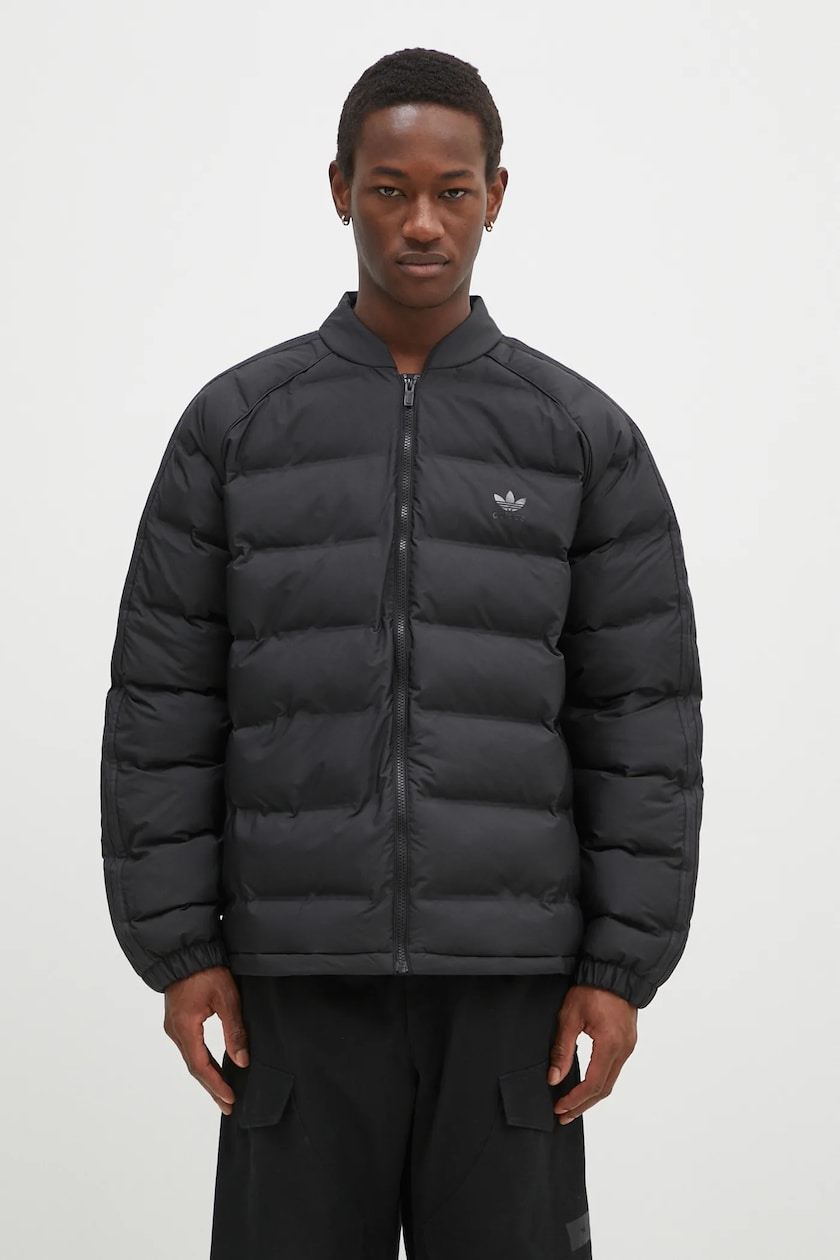 adidas Originals jacket SST Down Jacket men s black color IZ1841