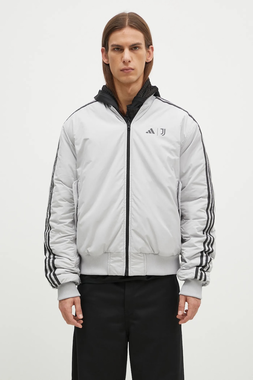 adidas giacca bomber reversibile Juventus x NASA Jacket uomo colore nero JE3130