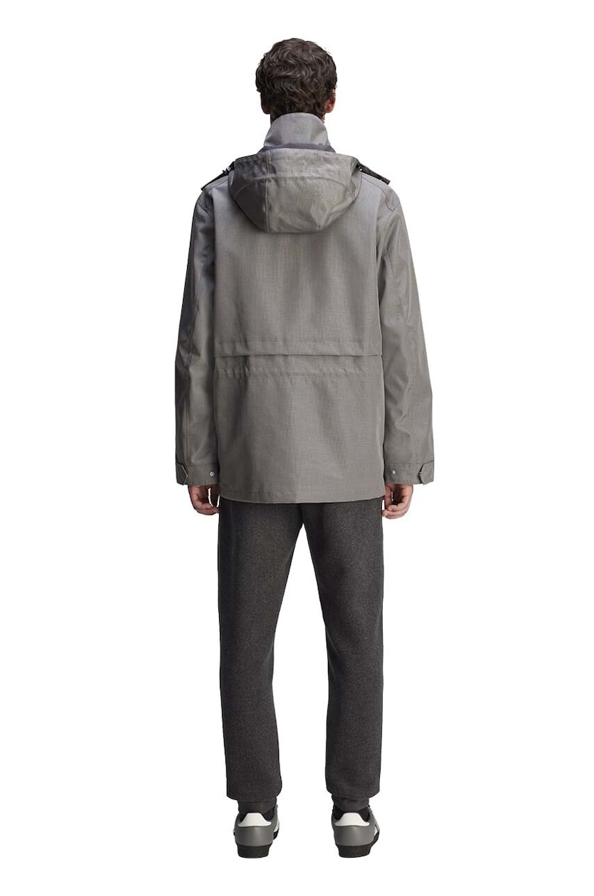 adidas Originals jacket Spezial F.C. Anorak men's gray color adidas Originals jacket Spezial F.C. Anorak men's gray color