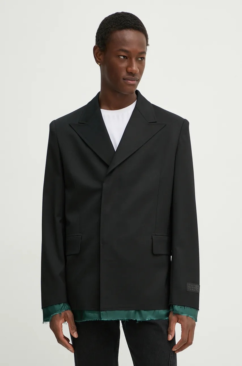 MM6 Maison Margiela blazer con aggiunta di lana | ANSWEAR.it