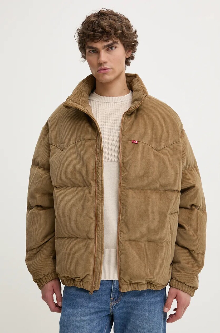 Levi s piumino uomo colore beige A0726