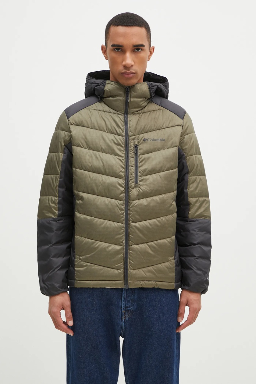 Columbia sports jacket Labyrinth Loop green color 2085294 at PRM US