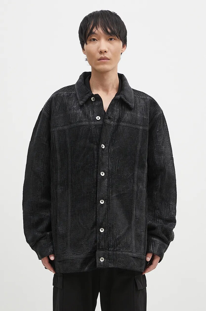 Urig☆20aw CORDUROY W-JACKET 黒