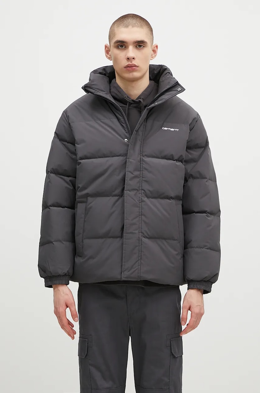 Carhartt WIP down jacket Danville Jacket men's gray color I029450 Carhartt WIP down jacket Danville Jacket men's gray color I029450
