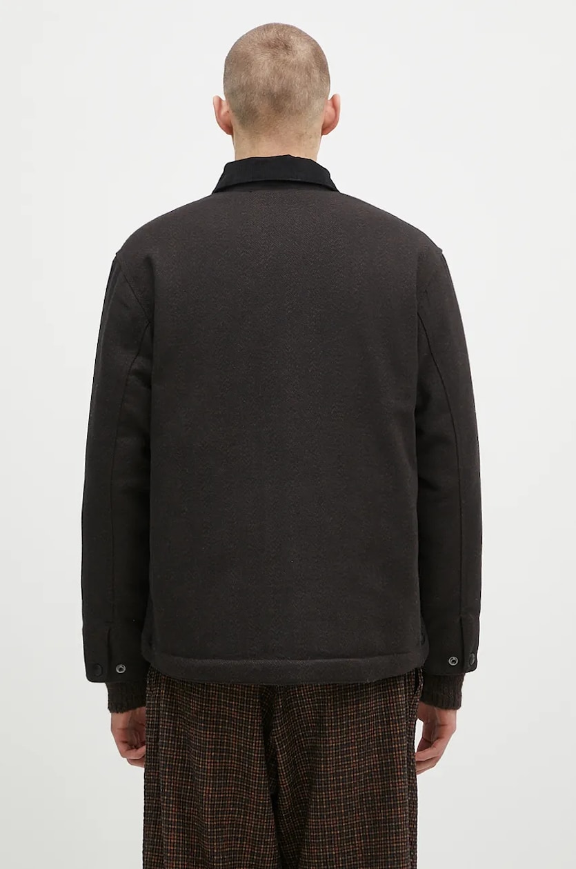 Carhartt WIP wool blend jacket Truman Coat brown color Carhartt WIP wool blend jacket Truman Coat brown color
