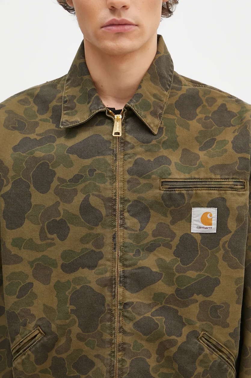 Jackets Carhartt WIP Duck Detroit Jacket 'Camo Duck Green