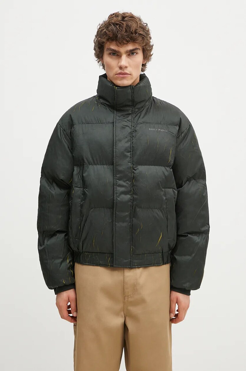 Daily Paper jacket Renako Puffer Jacket men s green color 2421110