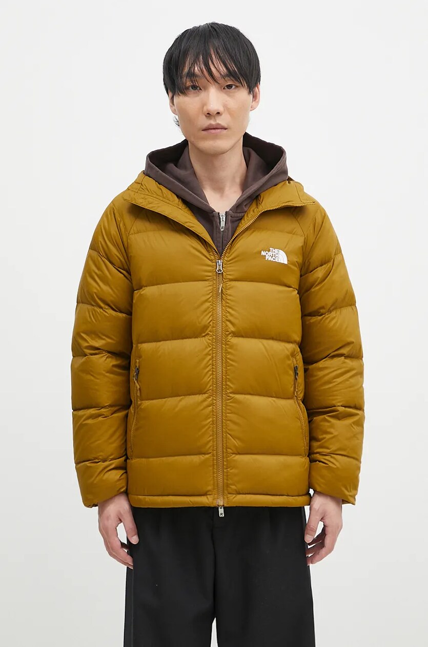 The North Face down jacket Hydrenalite Down Hoodie men s green color NF0A5GIE1OB1