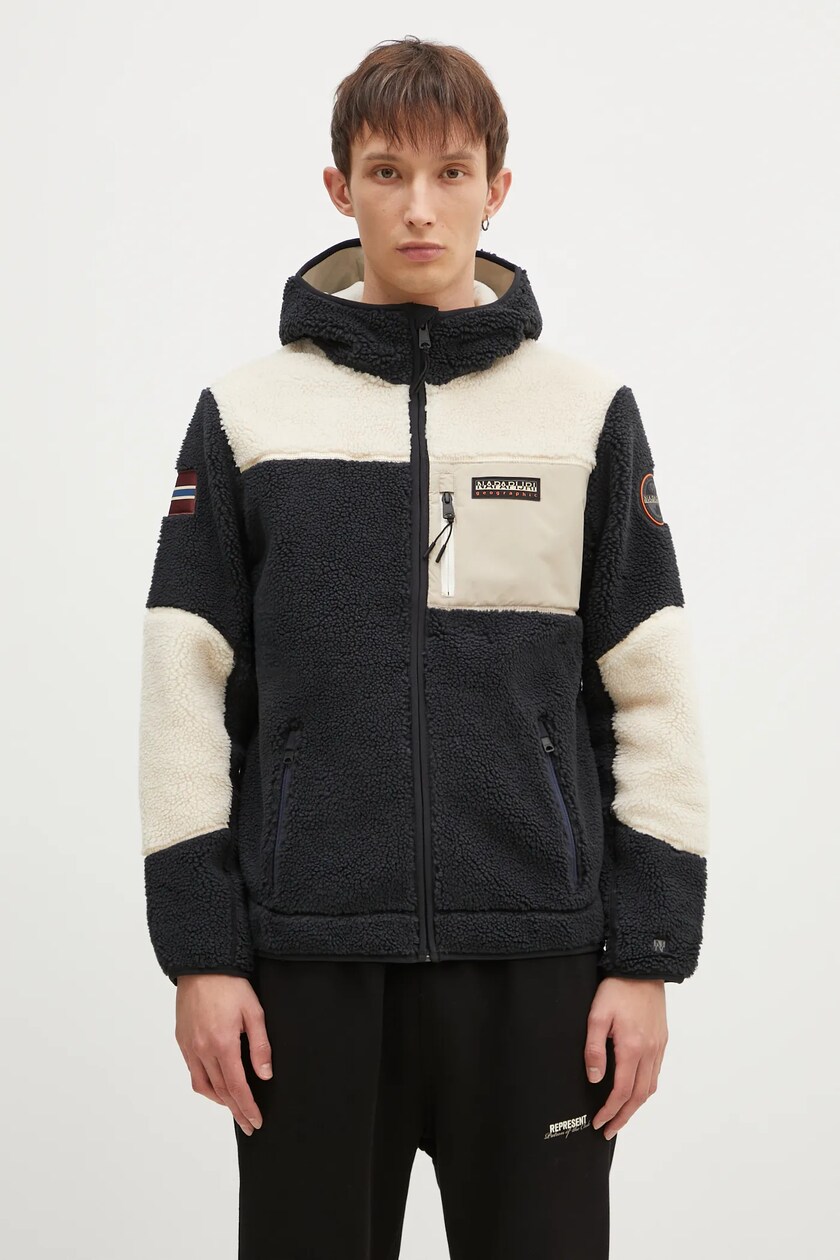 Napapijri black fleece hot sale