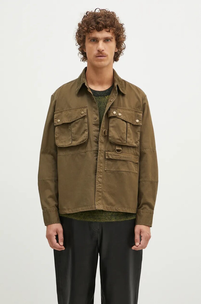 Barbour shirts mens Green sales