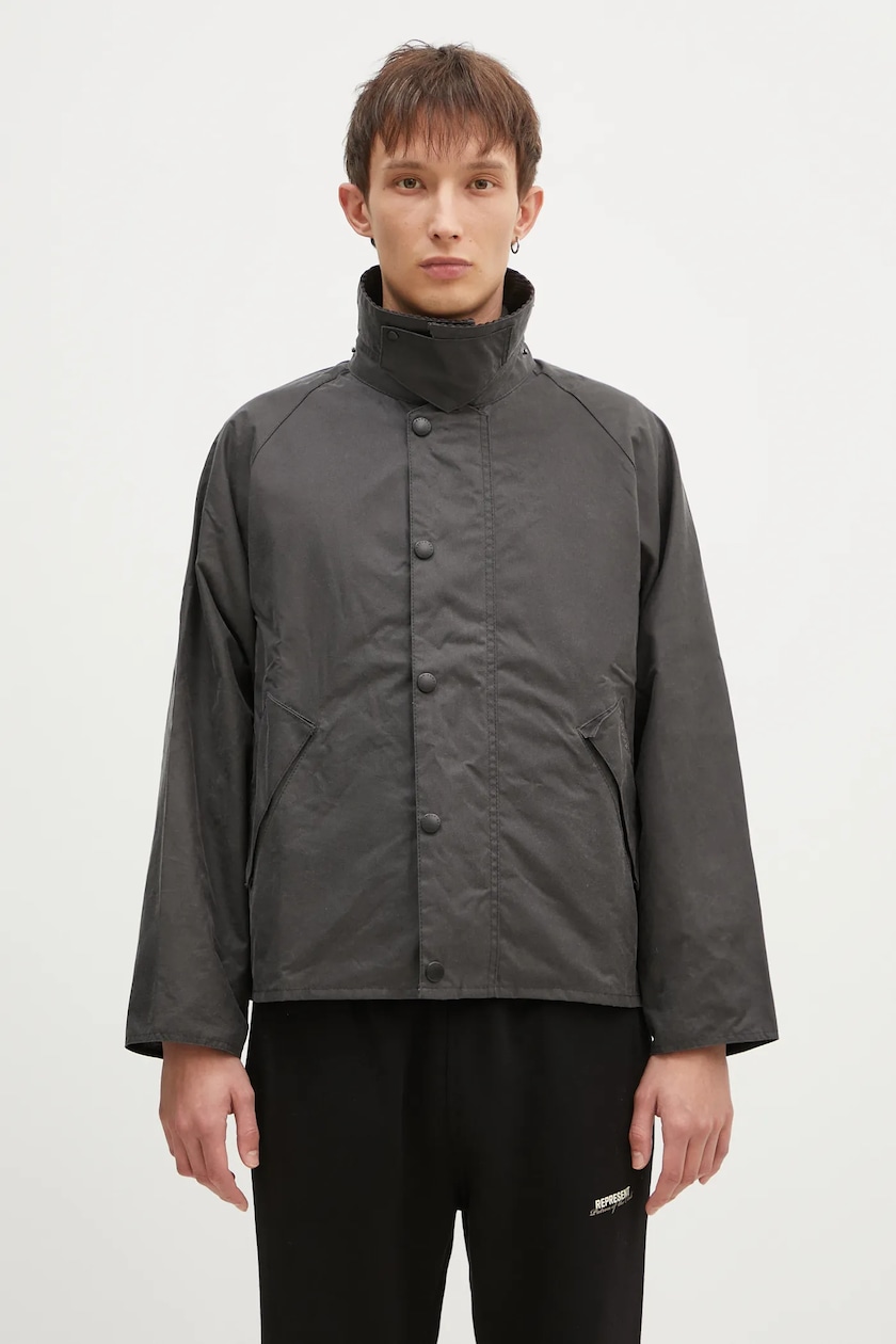 Barbour wax jacket Grey shop