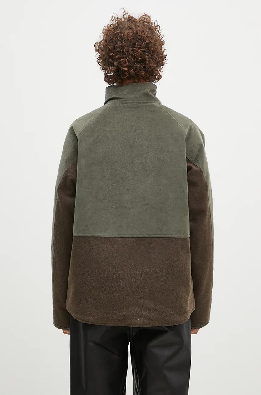 TROVE / FALKLAND WOOL MOSSER HALF COAT / CHARCOAL - LAD