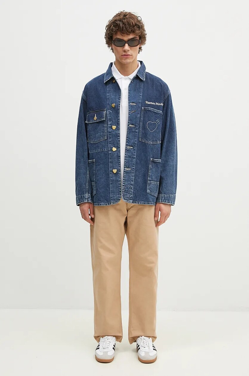 Human Made denim jacket Denim Coverall Jacket PRM EU Human Made denim jacket Denim Coverall Jacket PRM EU