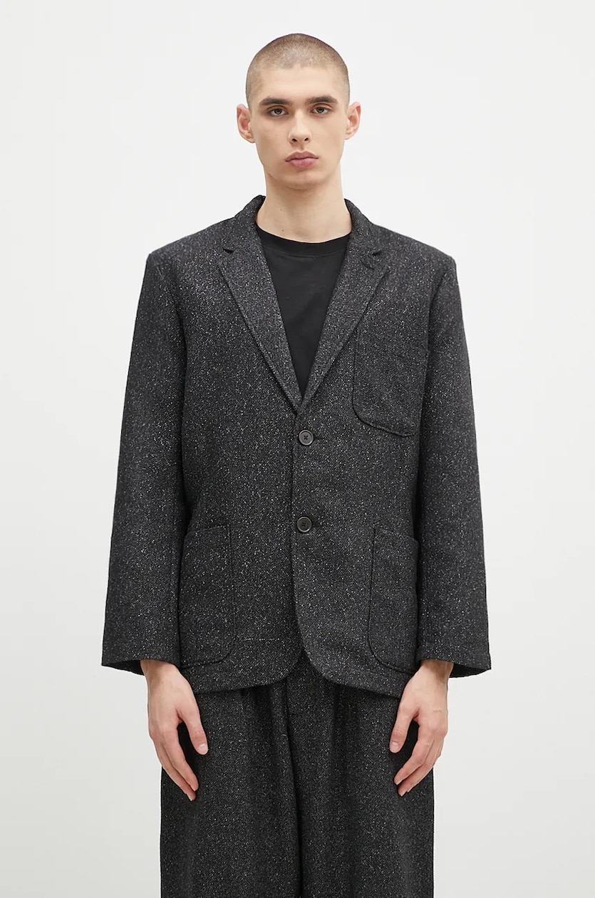 Kenzo wool blazer Kimono Jacket black color FE65VE1409RE.99 Kenzo wool blazer Kimono Jacket black color FE65VE1409RE.99