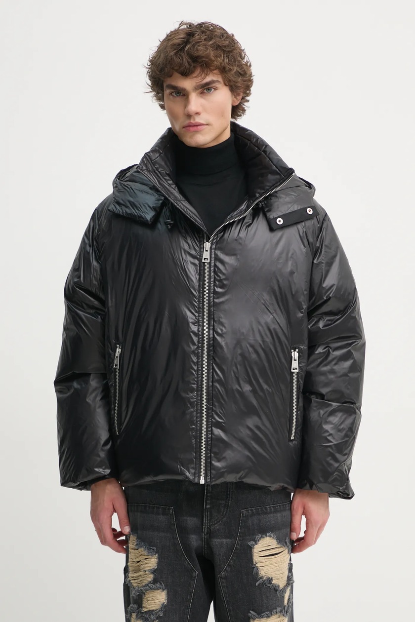 Куртка Alpha Industries 45P Hooded Custom мужская цвет чёрный