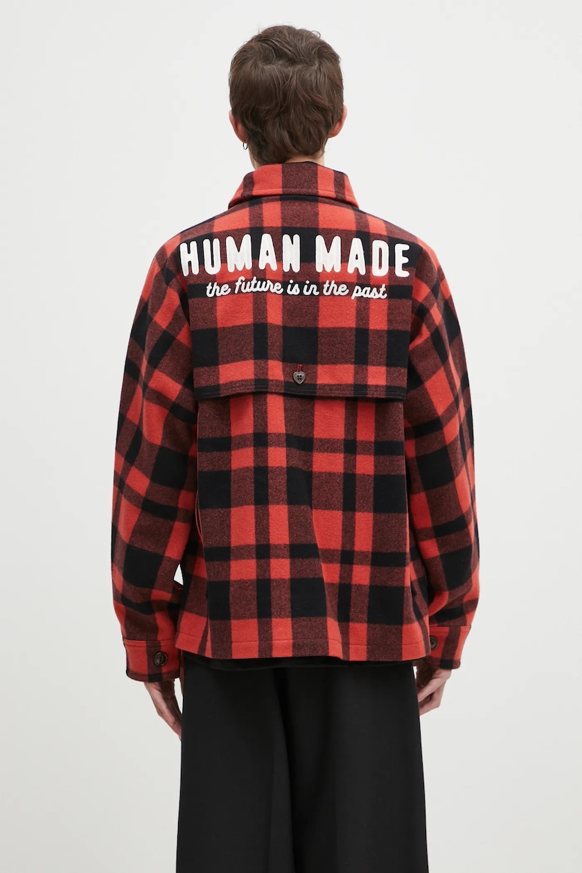Human Made corduroy jacket Dachs Corduroy Work beige color Human Made corduroy jacket Dachs Corduroy Work beige color