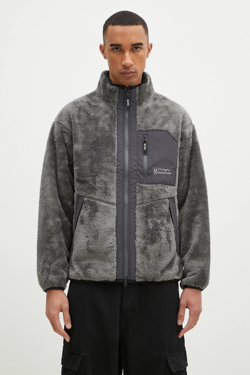 adidas Originals jacket Spezial F.C. Anorak men's gray color adidas Originals jacket Spezial F.C. Anorak men's gray color