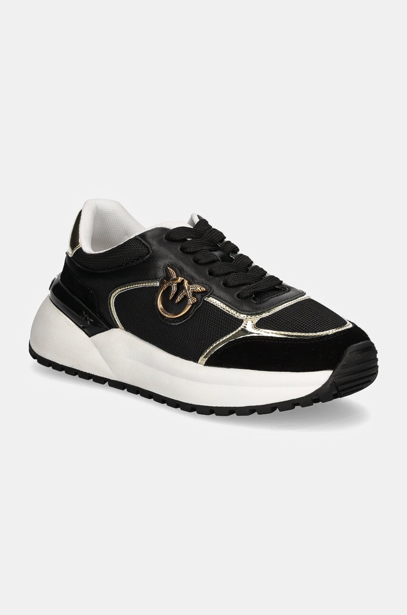 スニーカー PINKO FW25 Pinko Sneakers Black (SS0019 P027DV5) Sneakers with logo and mirror-finish details
