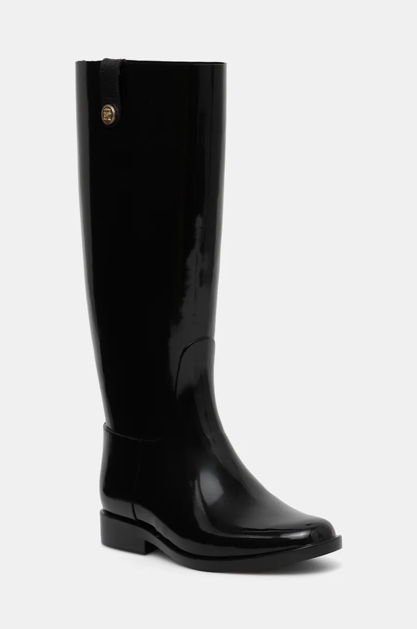 Tommy Hilfiger stivali di gomma TH STUD RUBBER LONG RAINBOOT