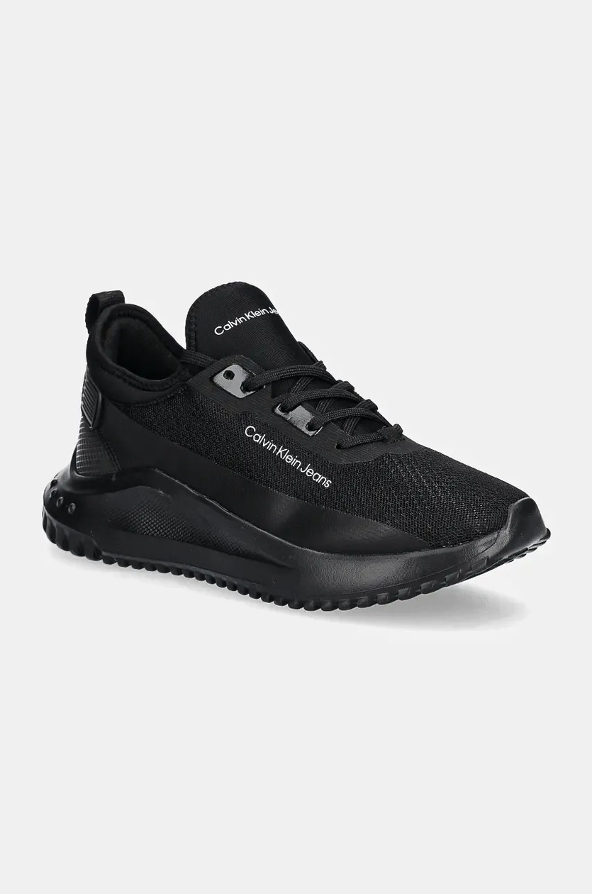 Calvin Klein Jeans sneakers din piele CLASSIC CUPSOLE LOW MG MIX culoarea negru YW0YW01611 ANSWEAR.ro