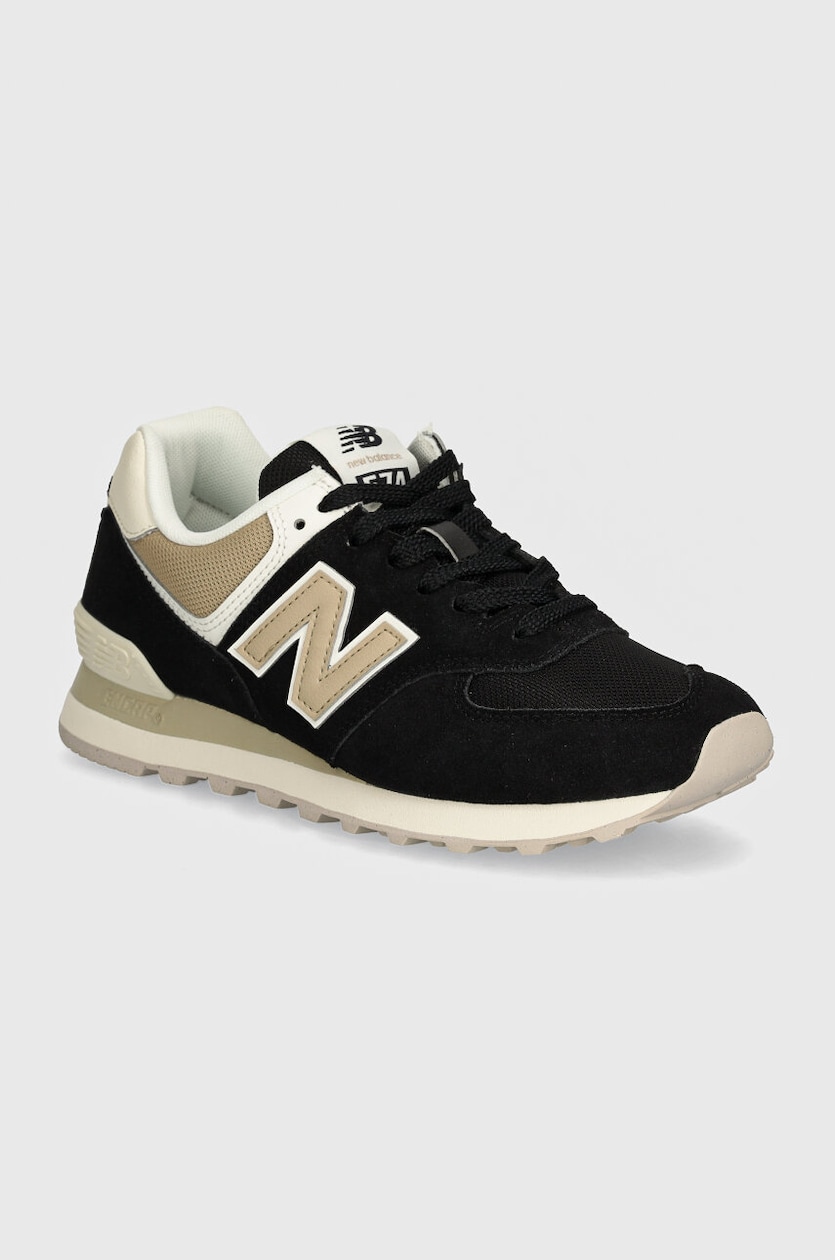 New Balance sneakers 574 black color WL574DK2 at PRM US
