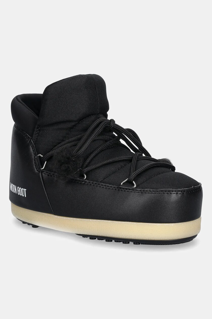 Moon Boot snow boots MB ICON LOW FAUX FUR black color