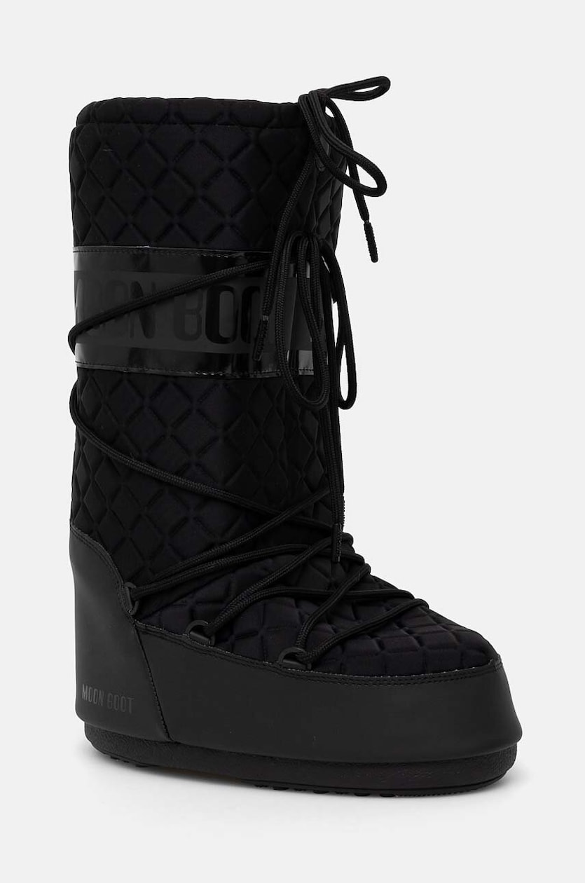 All black moon boots best sale