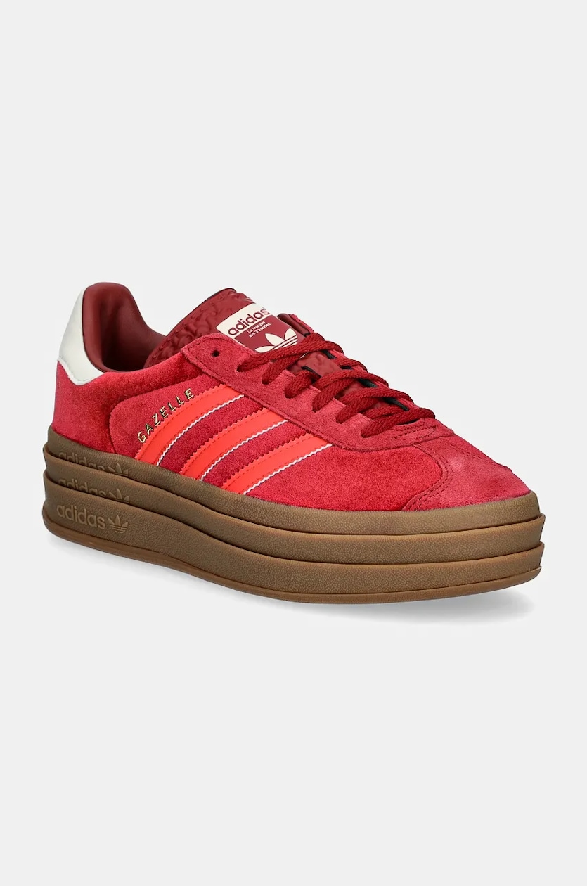 adidas Originals sneakers Gazelle Bold W maroon color IG4388