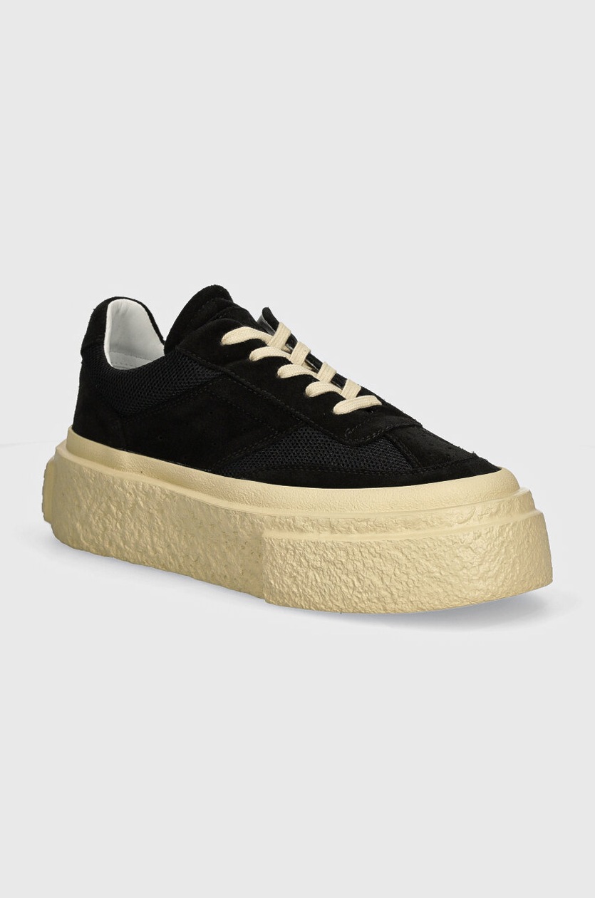 MM6 Maison Margiela sneakers women's black color S59WS0236